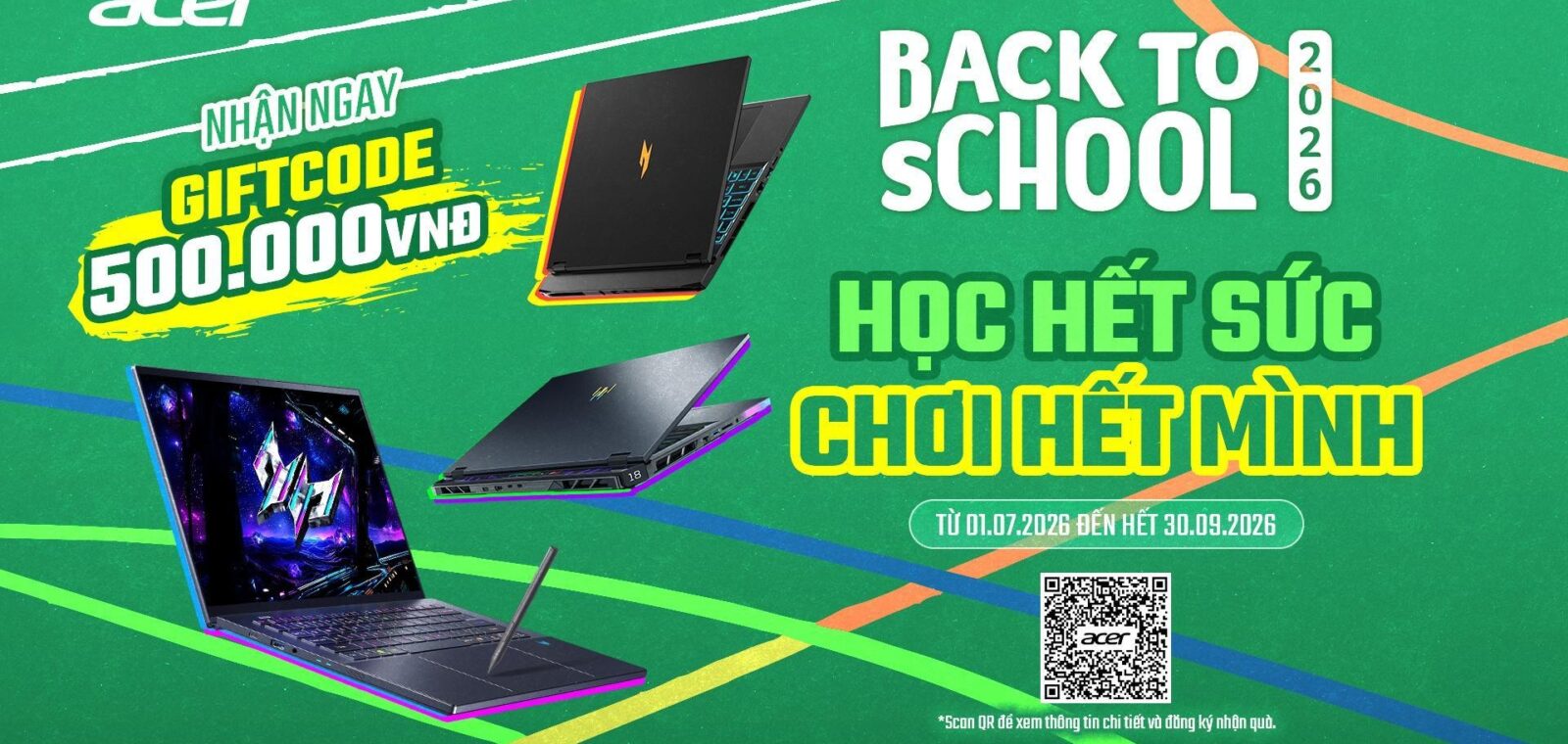 Chương Trình Back To School 2026 Của Acer: Nhiều Ưu Đãi Dành Cho Sinh Viên
