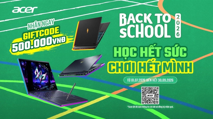 Chương trình Back To School 2026 của Acer