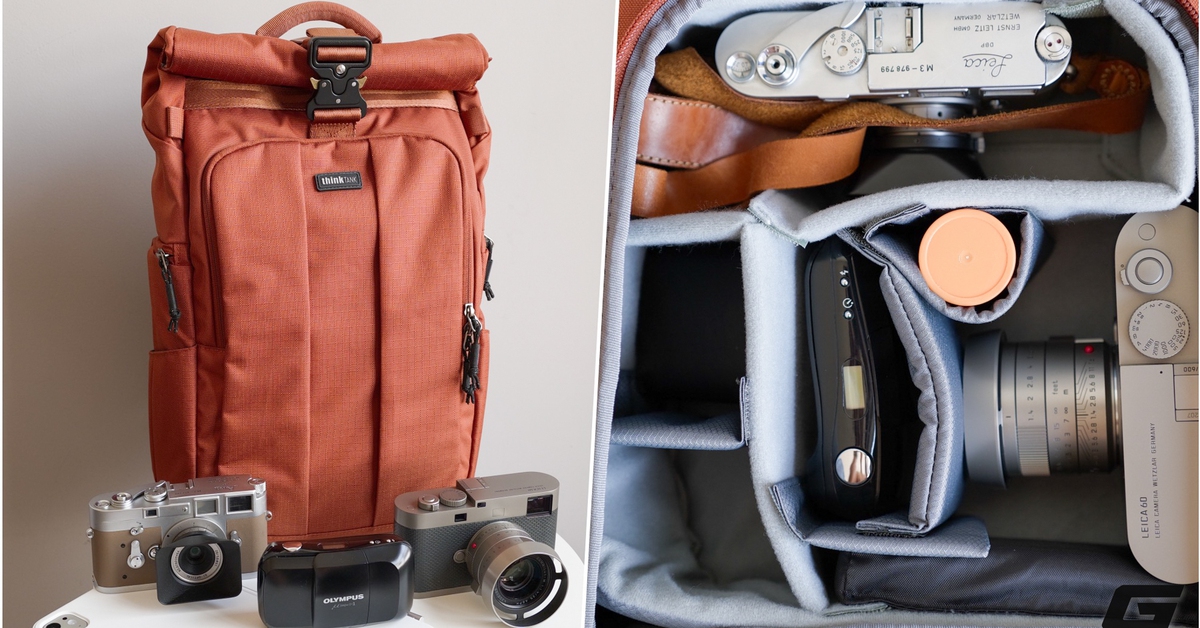 Think Tank FocusPoint RollTop: Balo máy ảnh nhỏ gọn, bảo vệ toàn diện cho nhiếp ảnh di chuyển