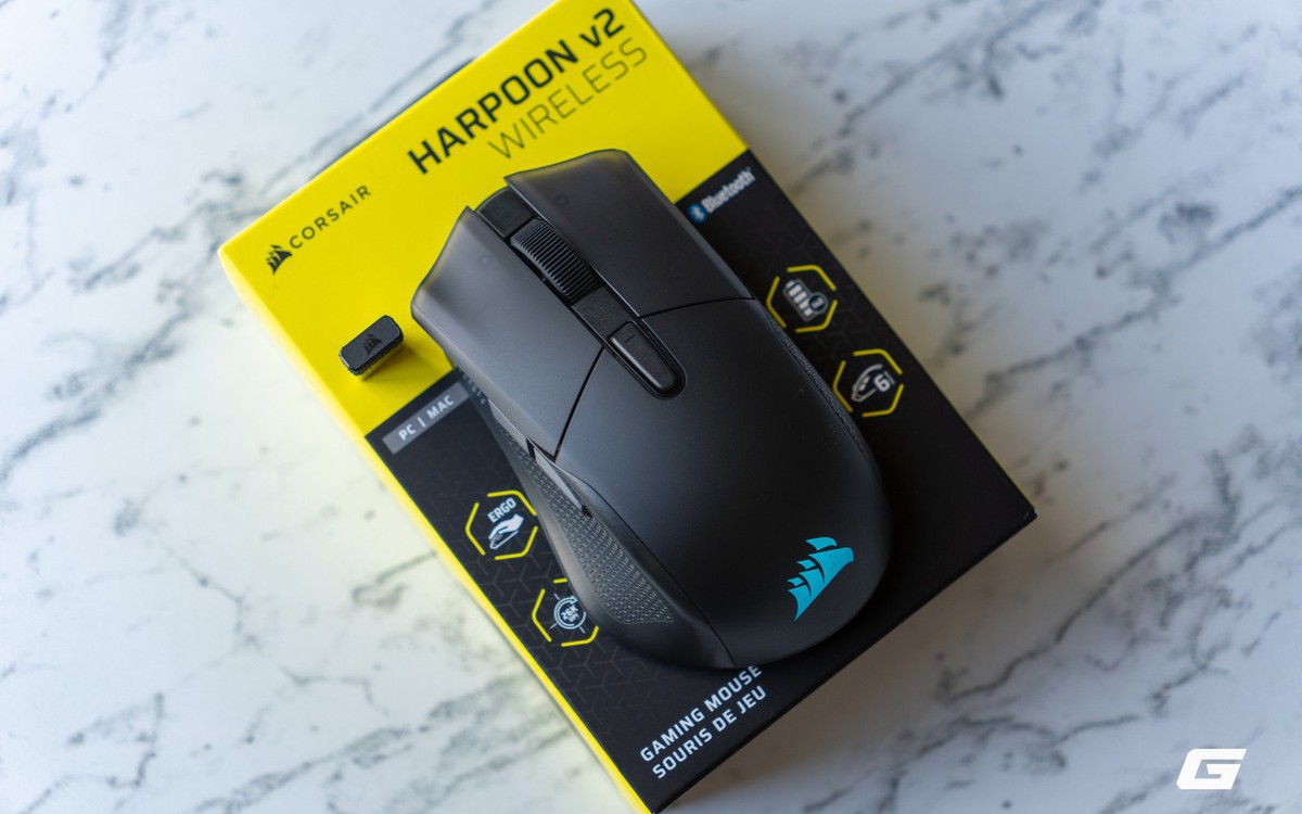 Corsair Harpoon v2 Wireless: Chuột gaming gọn nhẹ, nâng cấp toàn diện cho người chơi phổ thông
