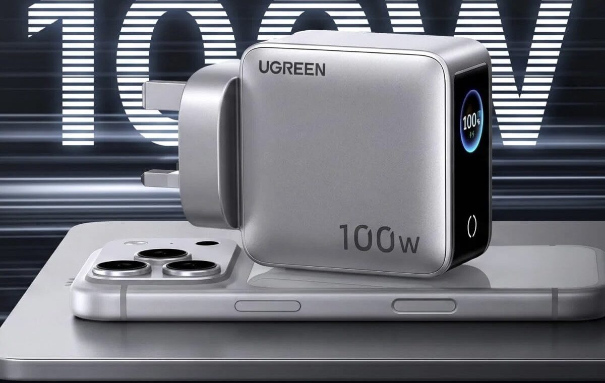 Ugreen Nexode Pro 100W — Bộ sạc 4 cổng có màn hình dành cho góc làm việc nhiều thiết bị