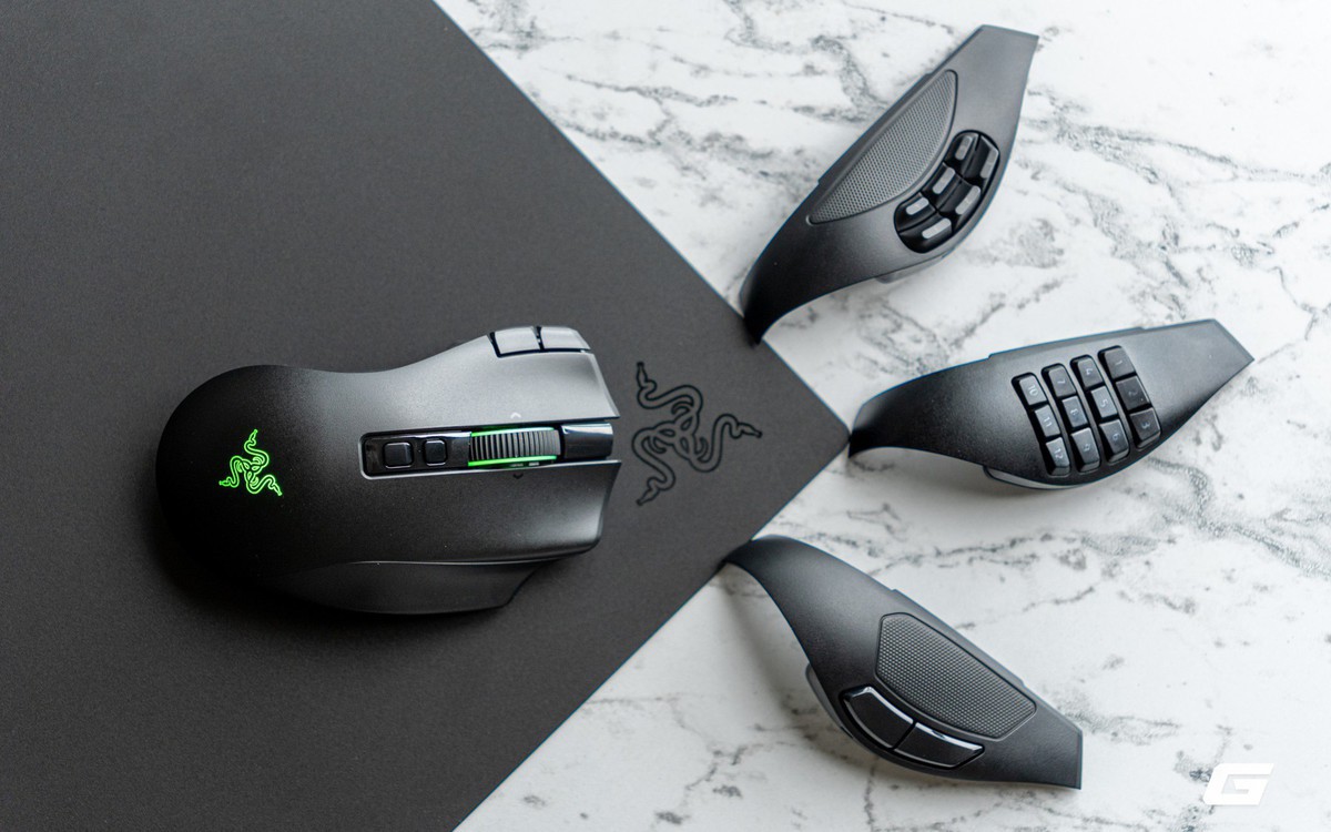 Razer Naga V3 Pro — Chuột đổi module, 23 nút để