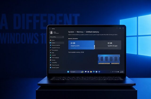 Windows 11 cho phép người dùng tự phân bổ bộ nhớ hợp nhất: giải pháp tạm thời cho PC chạy AI