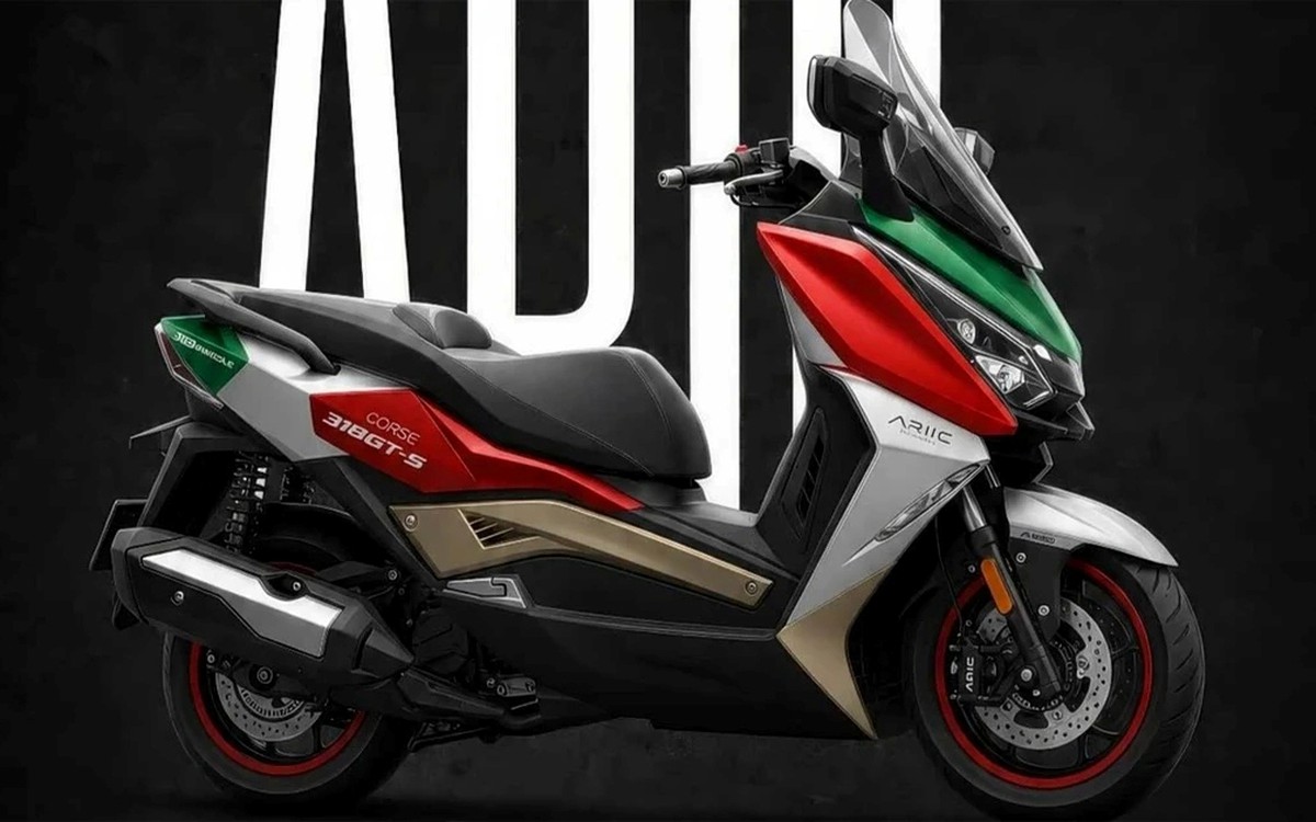 ARIIC 318GT‑S: Maxi‑scooter 369 cc mạnh mẽ với loạt công nghệ tiện ích