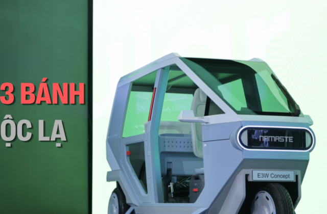 Hyundai E3W: Lựa chọn xe điện ba bánh hướng tới thị trường châu Á và châu Phi