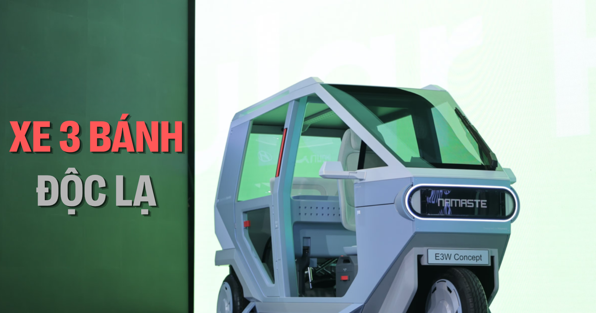 Hyundai E3W: Lựa chọn xe điện ba bánh hướng tới thị trường châu Á và châu Phi