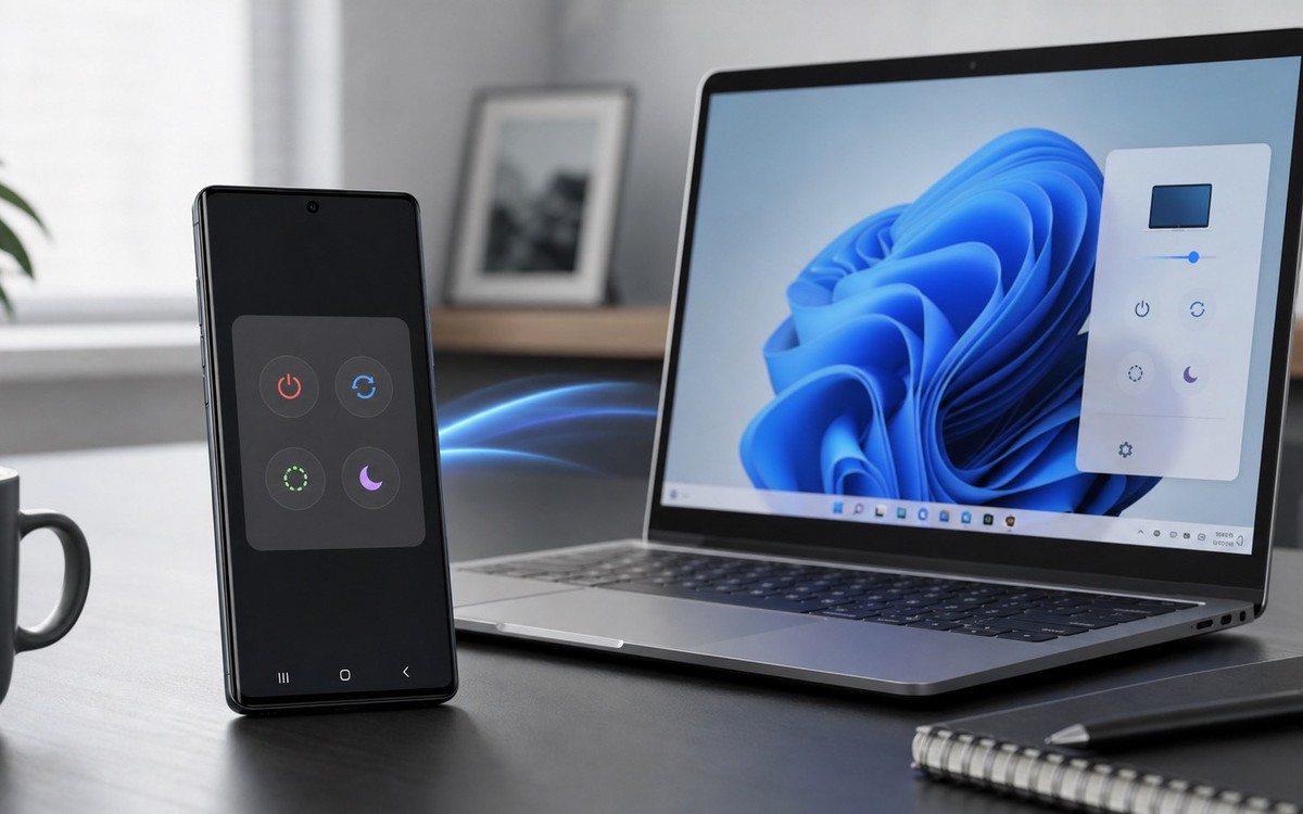 Điều khiển nguồn Windows 11 từ Android: Microsoft thử nghiệm lệnh tắt, khởi động và sleep qua điện thoại
