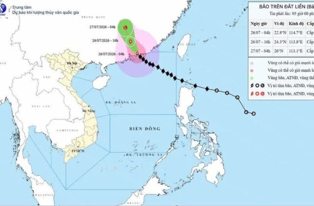 Cập Nhật Về Bão Số 2 và Ảnh Hưởng Đến Thời Tiết Việt Nam