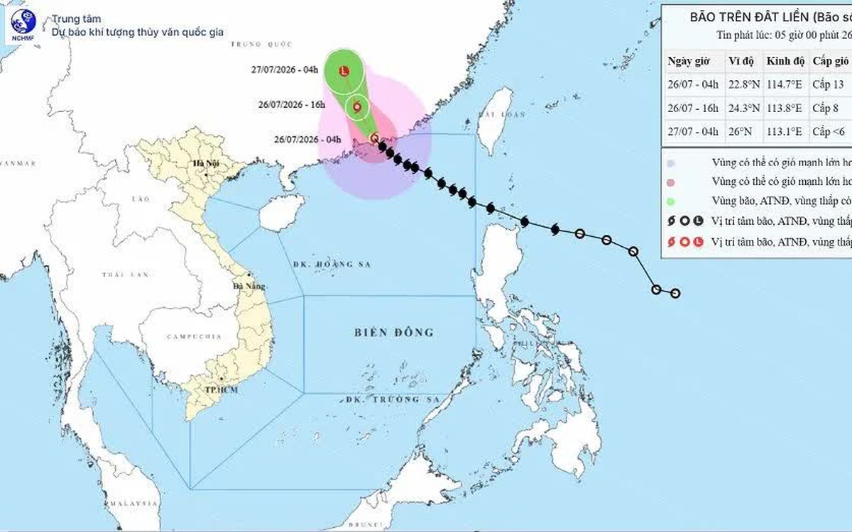 Cập Nhật Về Bão Số 2 và Ảnh Hưởng Đến Thời Tiết Việt Nam