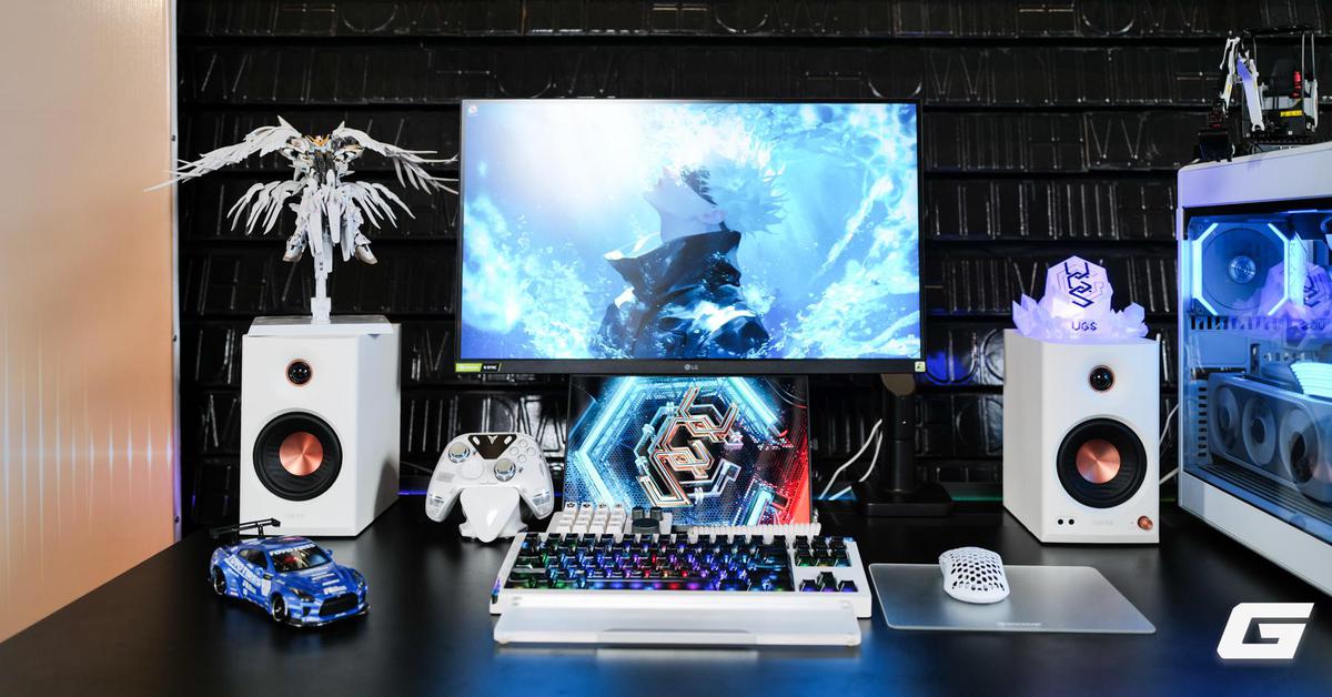 Edifier MR4 MKII: Khi loa kiểm âm hướng thẳng vào góc làm việc của creator và streamer