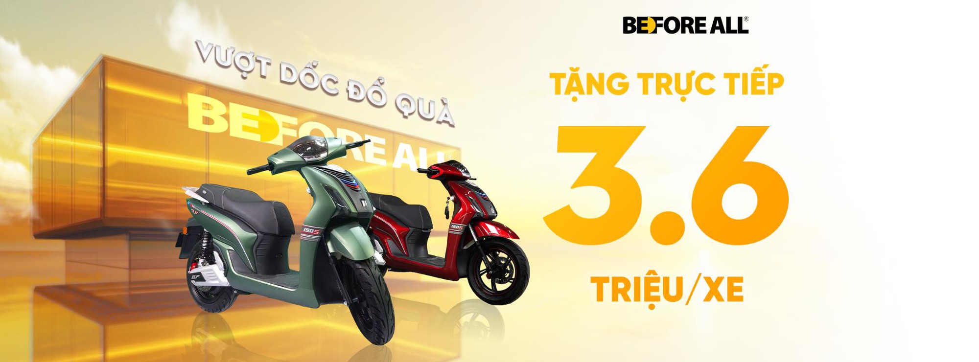 Chương trình ưu đãi tiền mặt cho BF150S và BF150i cùng BEFORE ALL - Ảnh 1. Chương trình ưu đãi tiền mặt cho BF150S và BF150i cùng BEFORE ALL - Ảnh 1.