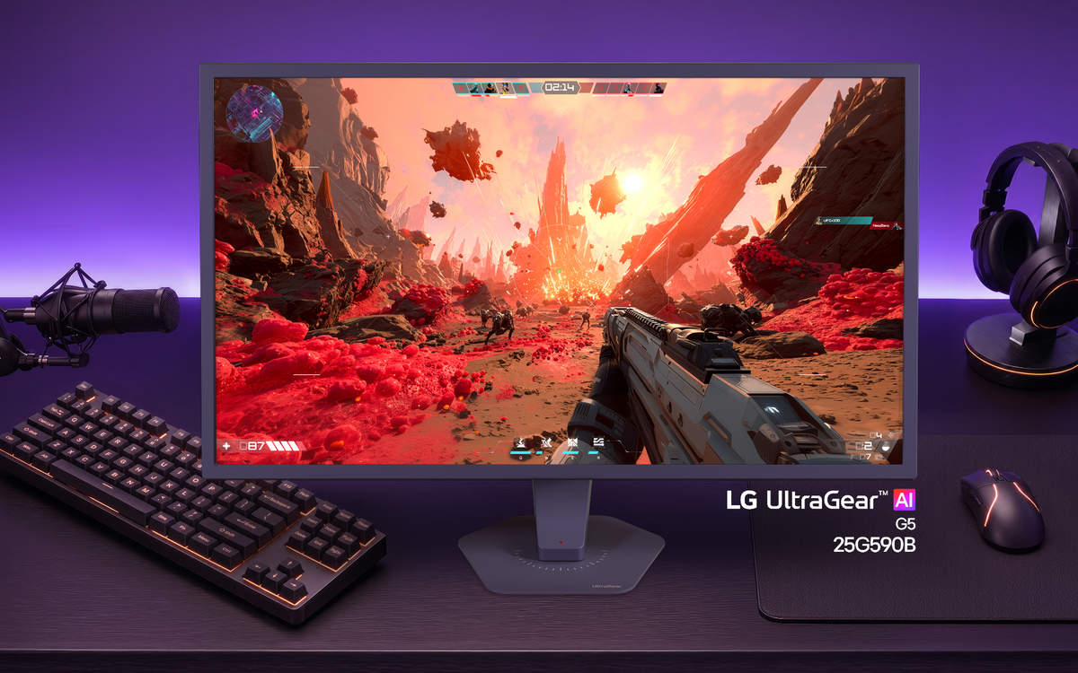 LG UltraGear 25G590B: Khi tốc độ khung hình trở thành vũ khí của game thủ