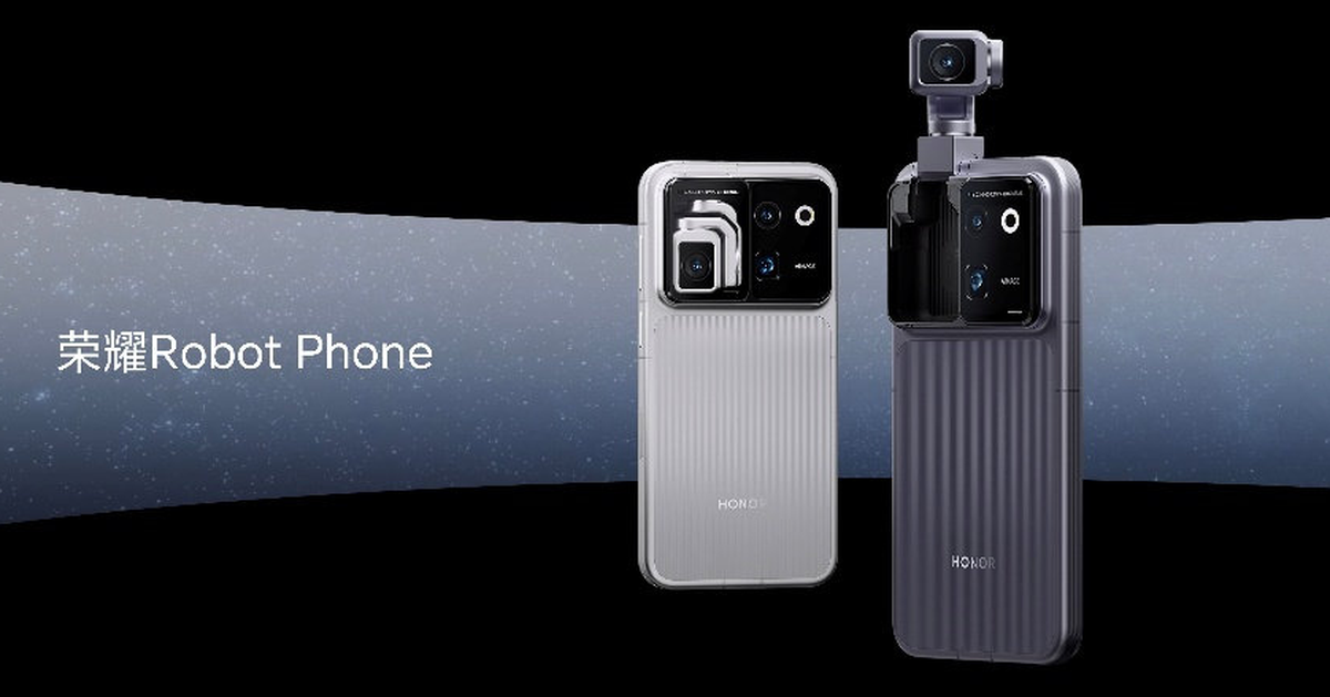 HONOR Robot Phone — smartphone đầu tiên tích hợp gimbal cho video chuyên nghiệp
