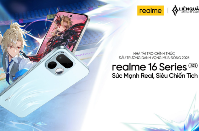 realme tăng tốc mảng Esports: đồng hành cùng Đấu Trường Danh Vọng Mùa Đông 2026
