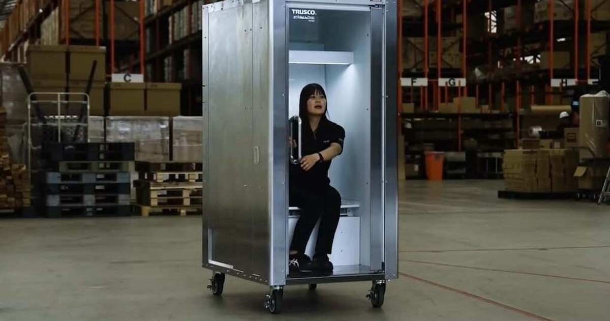 Do Hiemon Box — Tủ lạnh cho một người giúp giảm nguy cơ sốc nhiệt ở nơi làm việc