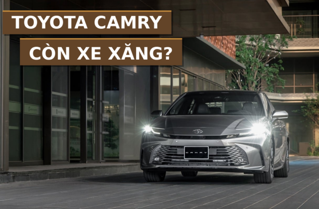 Toyota Camry tháng 8/2026: Doanh số bật tăng, bản xăng vẫn còn một chiếc lẻ