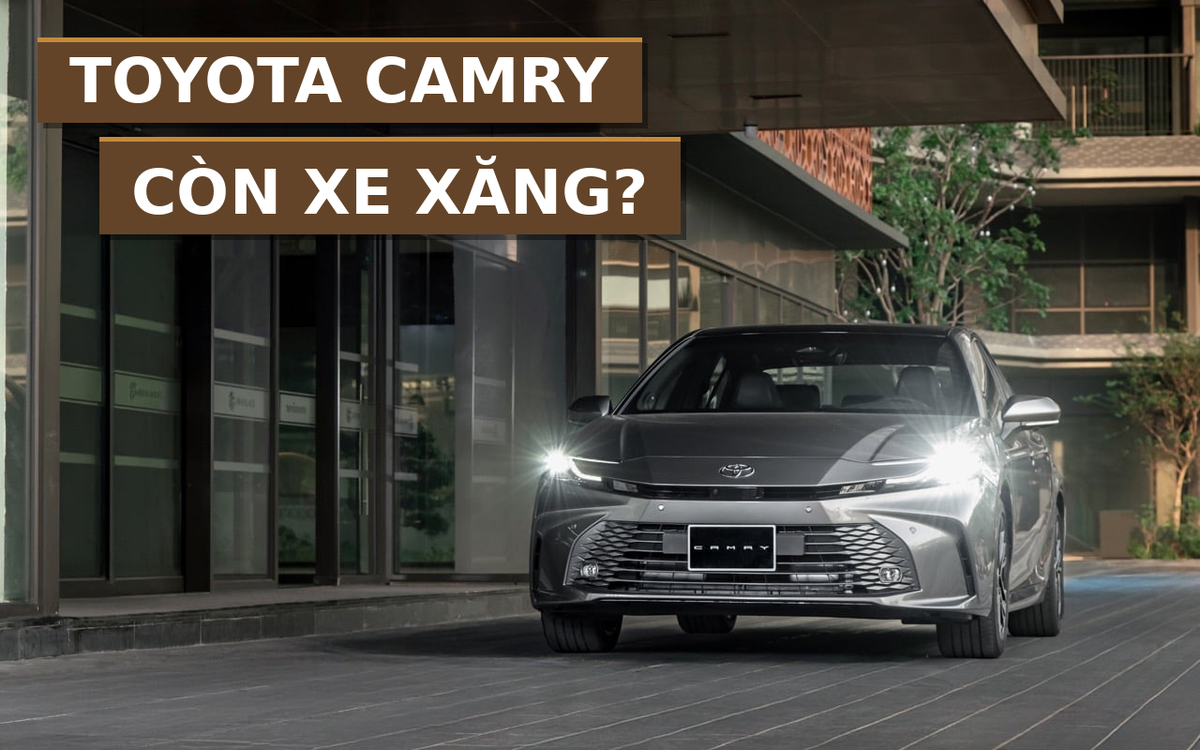Toyota Camry tháng 8/2026: Doanh số bật tăng, bản xăng vẫn còn một chiếc lẻ