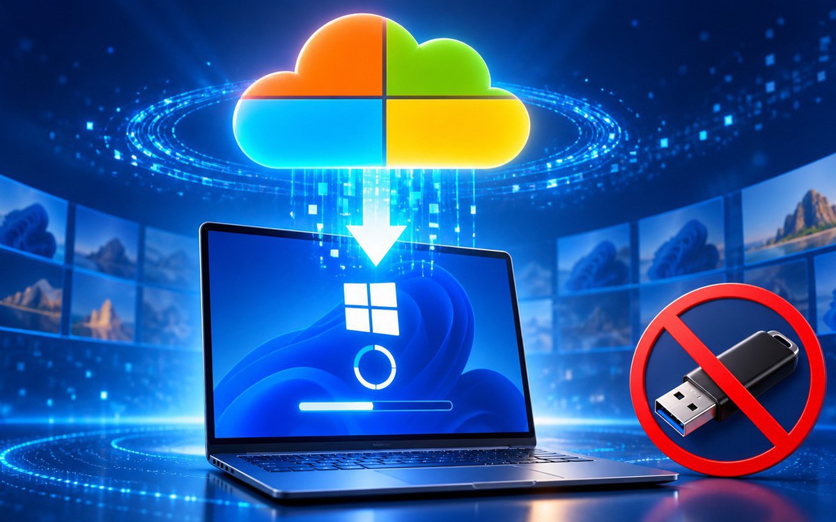 Windows 11 có thể cài lại từ đám mây: khi chiếc PC ‘hồi sinh’ mà không cần USB