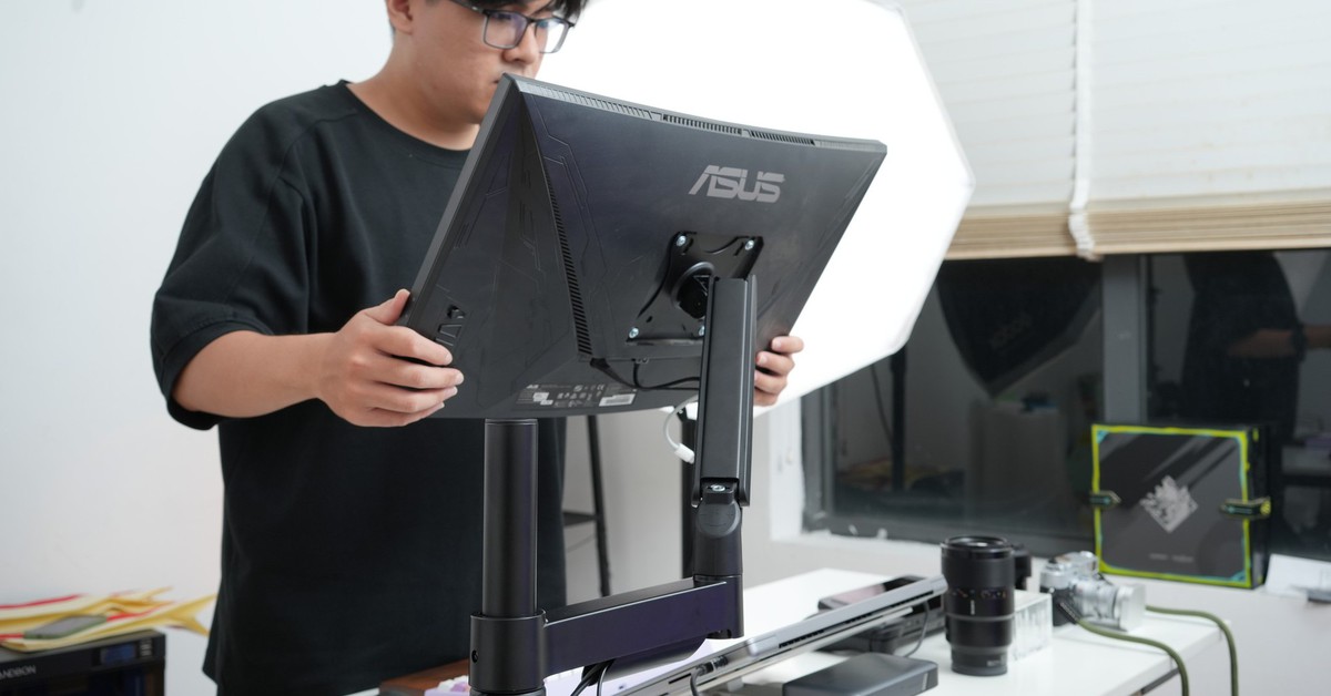 Đánh giá HyperWork P1 Single: arm màn hình dưới 1 triệu có đáng đầu tư?