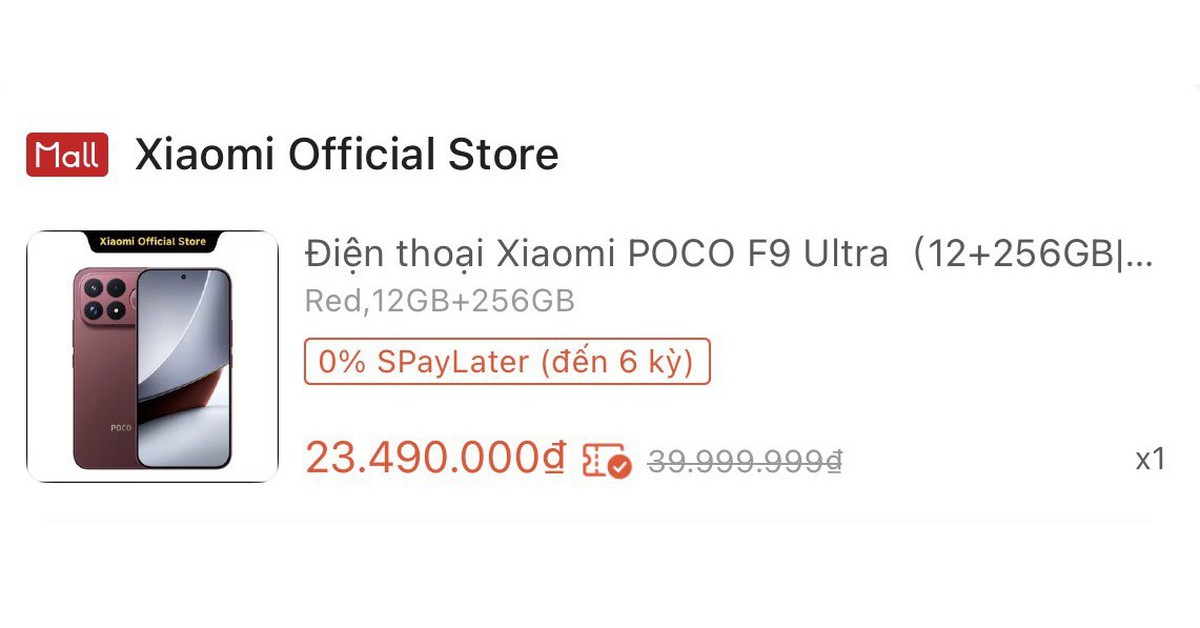 POCO F9 Ultra chính thức về Việt Nam: cấu hình flagship, lựa chọn mua tiết kiệm